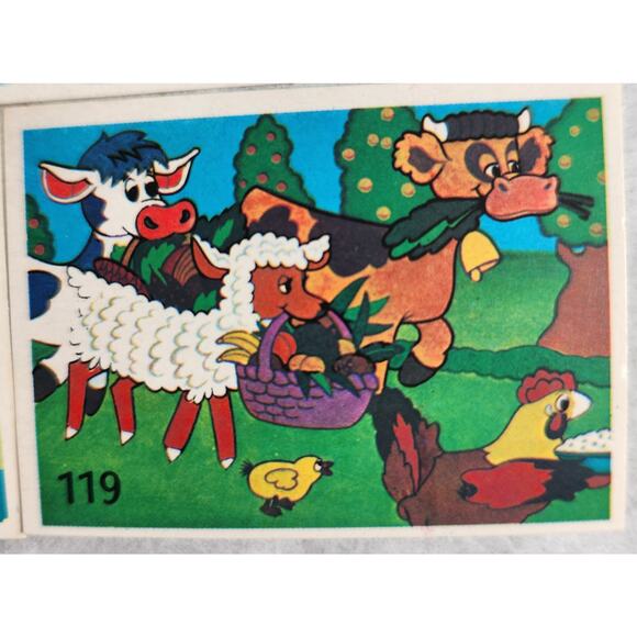 1981 Vintage Cartoon Cards 2 1/8 x 2 7/8  Lot Of 3 From Spain New Other - Picture 4 of 5